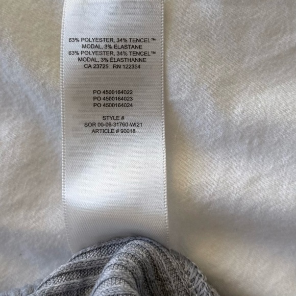 Aritzia Babaton The Group Grey Ribbed Knit Flare Lounge Pants XS - Picture 5 of 14
